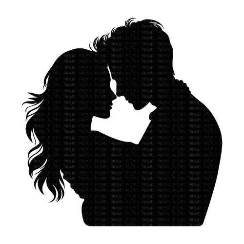 ♡§m3§♡ vintage  Lovers Couple Silhouette - безплатен png