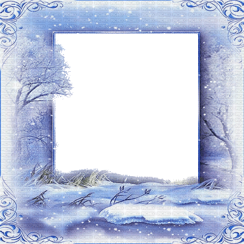 winter frame - 無料png
