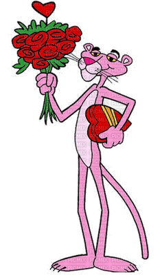 Pantera cor de rosa - kostenlos png