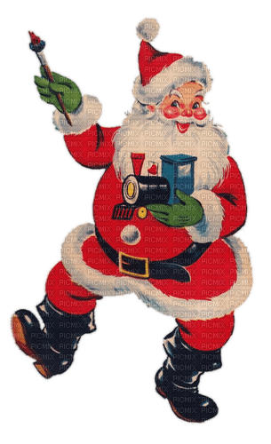 Santa, Weihnachtsmann, Nikolaus - PNG gratuit