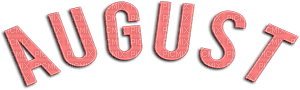 soave text august pink - gratis png