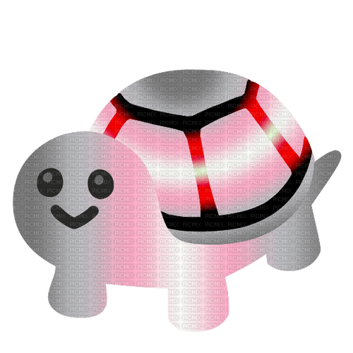Demigirl Pride emoji turtle - PNG gratuit
