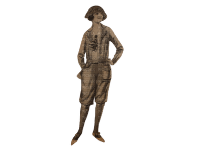 1920's fashion, men & woman bp - ilmainen png