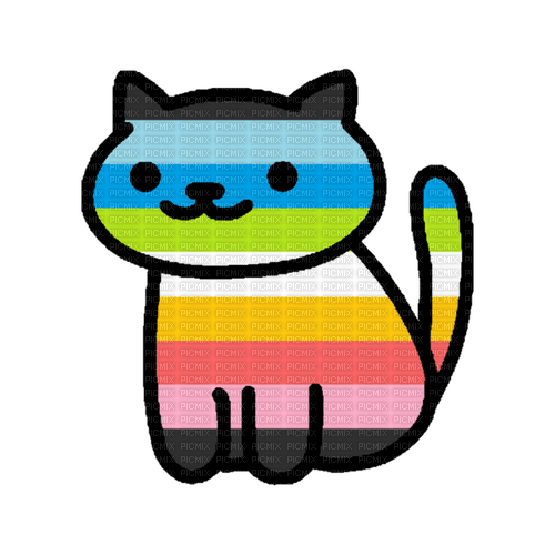 Queer cat - PNG gratuit