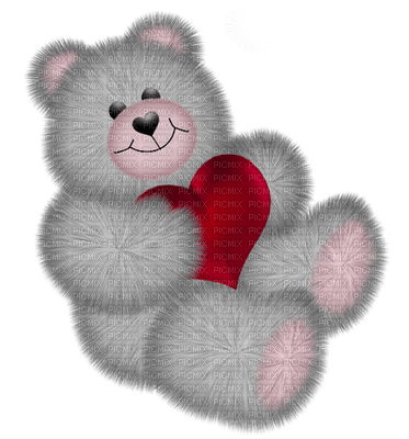 Kaz_Creations Valentine Deco Love Cute Teddy Bear - zdarma png