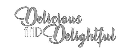 delicious and delightful/ words - 免费PNG