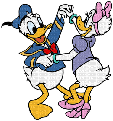 donald duck daisy - Free PNG