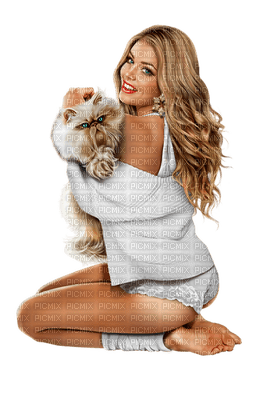 Kaz_Creations Colour Girls Cats Cat Kitten - PNG gratuit
