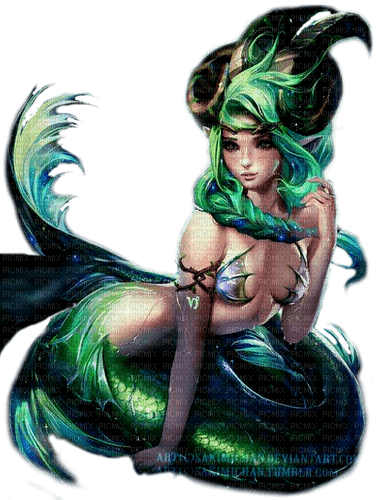 Mermaid by nataliplus - ücretsiz png