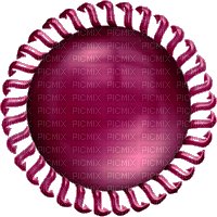 deco-round-pink - PNG gratuit