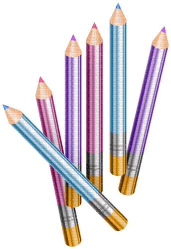 School. Colored pencils. Leila - zadarmo png