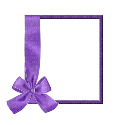 Kaz_Creations Deco Frames Frame  Ribbons Bows  Colours - zadarmo png