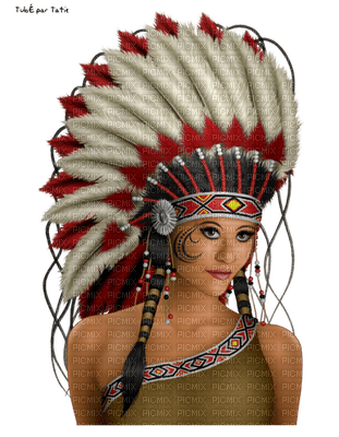 Salomelinda femme Amérindienne ! - png ฟรี