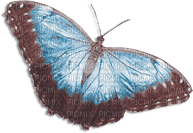 soave deco butterfly blue brown - kostenlos png