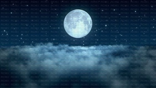 night moon and clouds - ingyenes png