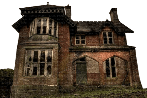 #haunted #house #ghost #paranormal #building - PNG gratuit
