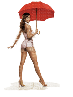 Kaz_Creations Woman Femme Umbrella Parasol - png gratuito