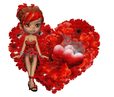 St. Valentine - GIF animado grátis