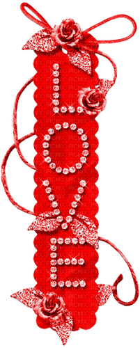 Text.Love.Roses.Red - zdarma png