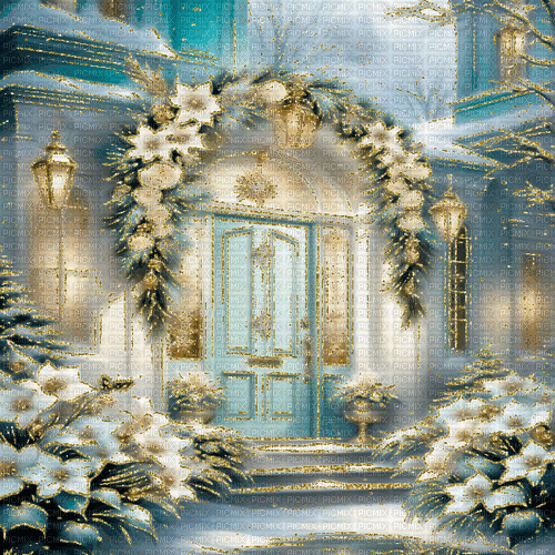 background, hintergrund, winter - Gratis animerad GIF