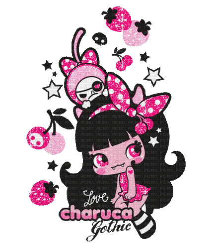 LOVE CHARUCA GOTHIC - Gratis animerad GIF
