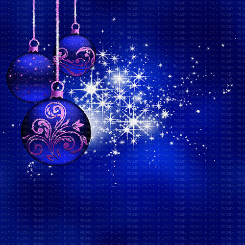 Background. Christmas. Gif. Blue. Leila - Бесплатный анимированный гифка