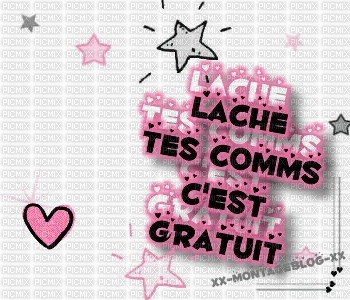 lache tes coms - Бесплатный анимированный гифка