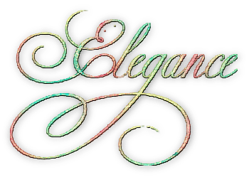 soave text elegance pink green yellow - png gratuito