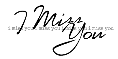 Kaz_Creations Text I Miss You - kostenlos png