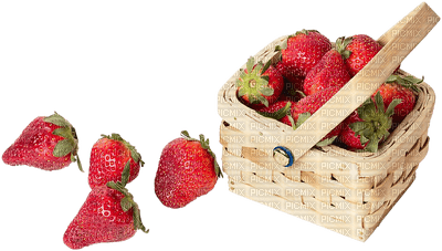 panier de fraise - zdarma png