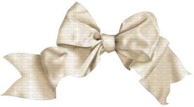 sepia white bow beige - Free PNG