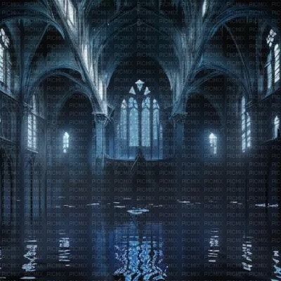 Gothic Cathedral Flood - png ฟรี