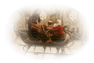 Kaz_Creations Paysage Scenery Christmas Santa Claus Child - PNG gratuit