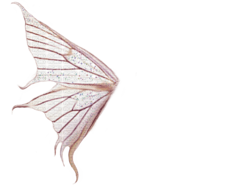 fantasy wings png tube kikkapink white glitter - Free PNG