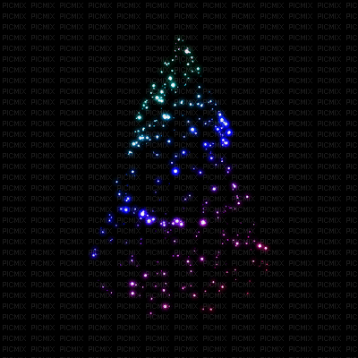 x-mas colorlight tree - 免费动画 GIF