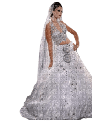 tube femme mariée - PNG gratuit