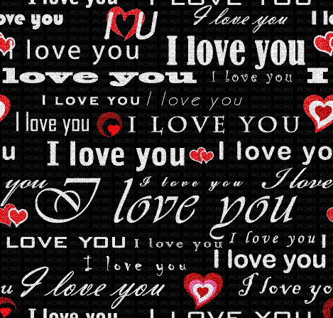 Background. Black. I love you. Valentine. Leila - 無料のアニメーション GIF