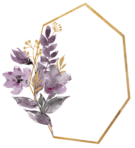 kikkapink frame paint flowers - darmowe png