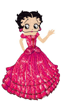 betty boop pink bp - Free animated GIF
