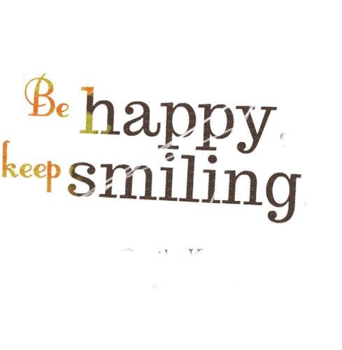 Happy Smiling Text - Bogusia - Free PNG