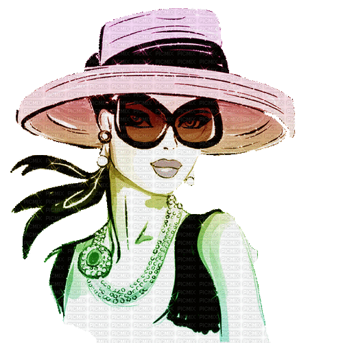 dolceluna woman hat fashion summer gif - Besplatni animirani GIF