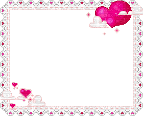 Heart lace frame - Free animated GIF