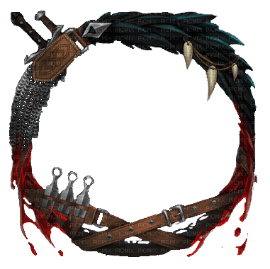 Frame.Circle.Medieval.Blood.Dragon.Victoriabea - png gratuito