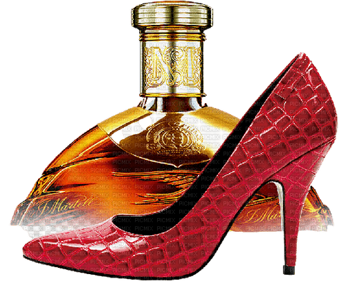 Martell Cognac Shoe Red - Bogusia - PNG gratuit