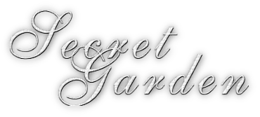 soave text secret garden white - PNG gratuit