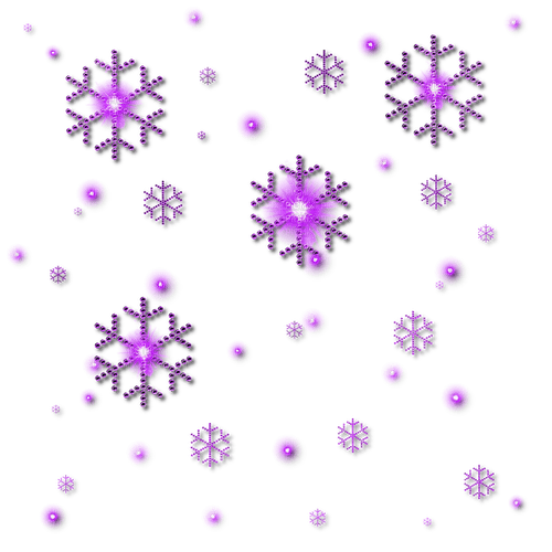 Snowflakes.Purple - Free PNG