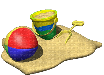 Sandspielzeug - Darmowy animowany GIF