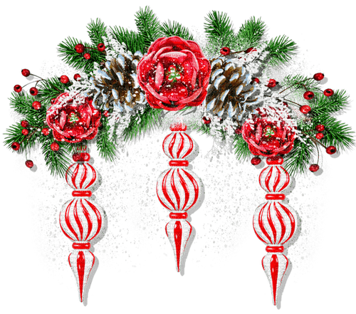 Winter.Christmas.Cluster.Red - ilmainen png