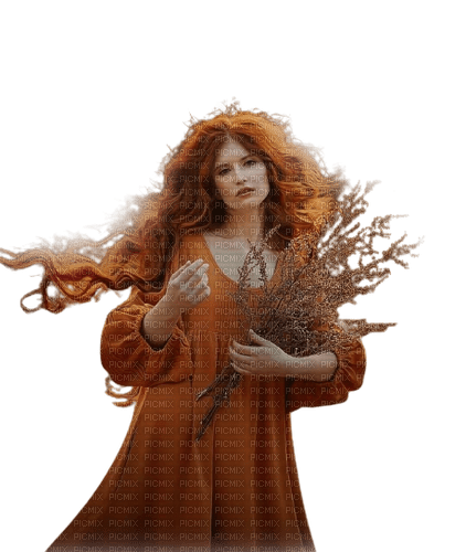 kikkapink fantasy woman redhead - PNG gratuit