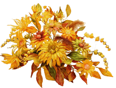 patymirabelle fleurs automne - PNG gratuit